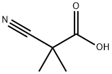 2-cyano-2-methylpropanoic acid Struktur