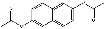 2,6-ジアセトキシナフタレン 化学構造式