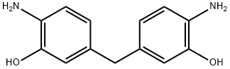 5,5'-亚甲基双(2-氨基苯酚) 结构式