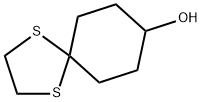 1,4-ジチアスピロ[4.5]デカン-8-オール 化学構造式