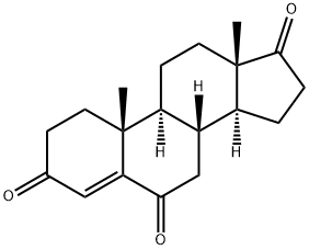 Androst-4-ene-3,6,17-trione Struktur