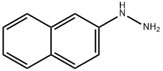 1-(2-ナフチル)ヒドラジン 化学構造式