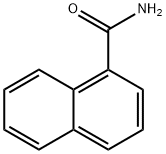 ナフタレン-1-カルボアミド 化学構造式