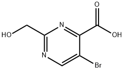 22433-10-9 5-bromo-2-(hydroxymethyl)pyrimidine-4-carboxylic acid