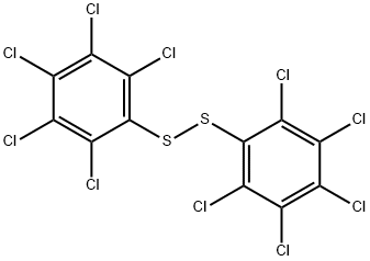 BIS(PENTACHLOROPHENYL) DISULFIDE Structure