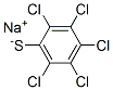 sodium pentachlorobenzenethiolate Structure
