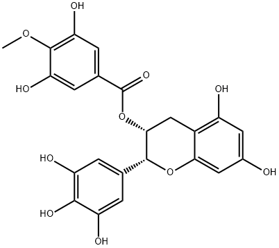 (-)-EPIGALLOCATECHIN 3-(4''-O-METHYL)GALLATE Struktur