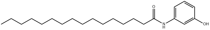 HexadecanaMide, N-(3-hydroxyphenyl)- 结构式