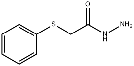 2-苯基硫基乙烷肼, 22446-21-5, 结构式
