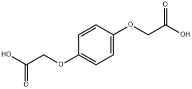 2,2'-(p-フェニレンビスオキシ)二酢酸 化学構造式