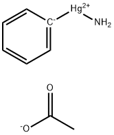 AMMINEPHENYLMERCURY(1+) ACETATE, 22450-90-4, 结构式