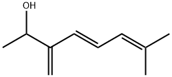 (E)-7-METHYL-3-METHYLENEOCTA-4,6-DIEN-2-OL, 22451-63-4, 结构式