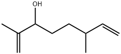 2,6-ジメチル-1,7-オクタジエン-3-オール 化学構造式