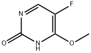 5-フルオロ-6-メトキシ-2(1H)-ピリミジノン 化学構造式
