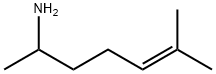 6-メチル-5-ヘプテン-2-アミン 化学構造式