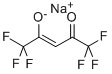 六氟乙酰丙酮钠, 22466-49-5, 结构式