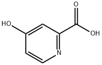 4-Hydroxypyridine-2-carboxylic acid Struktur