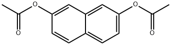 二酢酸2,7-ナフタレンジイル 化学構造式