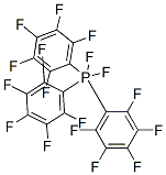 ジフルオロトリス(ペンタフルオロフェニル)ホスホラン 化学構造式