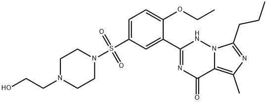 Hydroxyvardenafil Struktur