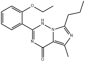2-(2-乙氧基苯基)-5-甲基-7-丙基-3H-咪唑并[5,1-F][1,2,4]三嗪-4-酮,224789-21-3,结构式