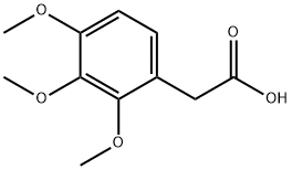 2,3,4-トリメトキシベンゼン酢酸 化学構造式