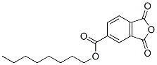 1,3-Dihydro-1,3-dioxo-5-isobenzofurancarboxylic acid octyl ester 结构式
