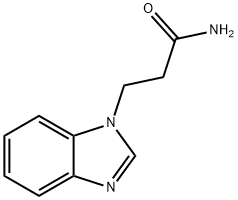 3-苯并咪唑基-1-基-丙酰胺 结构式