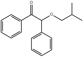 ベンゾインイソブチルエーテル 化学構造式