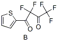 Trifluoro-l-(2-thienyl)-1,3-butanedione, 4,4,4- boron difluoride 结构式