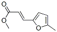 5-Methyl-2-furanpropenoic acid methyl ester 结构式