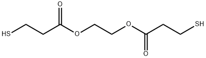 エチレングリコールビス(3-メルカプトプロピオナート) 化学構造式