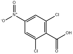 2,6-ジクロロ-4-ニトロ安息香酸 化学構造式