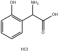 Benzeneacetic acid, a-aMino-2-hydroxy-, hydrochloride Struktur