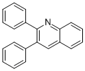 2,3-ジフェニルキノリン 化学構造式