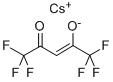 1,1,1,5,5,5-HEXAFLUORO-2,4-PENTANEDIONATO CESIUM 化学構造式