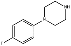 1-(4-フルオロフェニル)ピペラジン 化学構造式