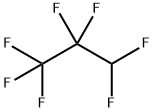 1,1,1,2,2,3,3-ヘプタフルオロプロパン 化学構造式