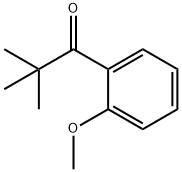 1-(2-甲氧基苯基)-2,2-二甲基丙-1-酮 结构式