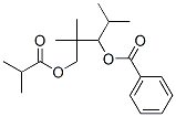 3-benzoyloxy-2,2,4-trimethylpentyl isobutyrate Structure