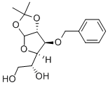 1,2-O-ISOPROPYLIDENE-3-BENZYLOXY-D-GLUCOFURANOSE Struktur