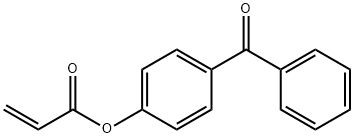 2-Propenoic acid,4-benzoylphenyl ester Structure