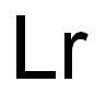 lawrencium 结构式