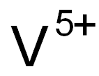 VANADIUM(5+)ION Struktur