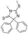 1-Methyl-2-(methylthio)-4,4-diphenyl-2-imidazoline-5-thione,22544-78-1,结构式