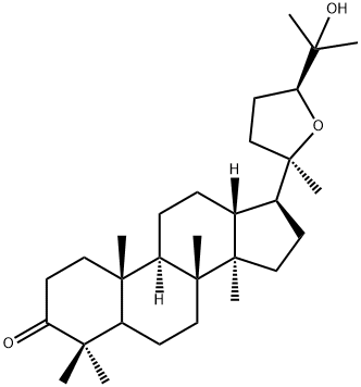 (20R,24S)-20,24-Epoxy-25-hydroxydammaran-3-one Structure