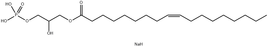 1-Oleoyl lysophosphatidic acid sodium salt Structure