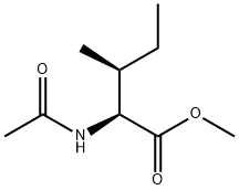 N-アセチル-L-イソロイシンメチル 化学構造式