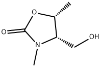 2-Oxazolidinone,4-(hydroxymethyl)-3,5-dimethyl-,(4S,5R)-(9CI) Struktur