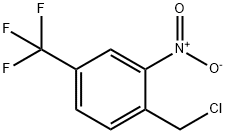 2-NITRO-4-(TRIFLUOROMETHYL)BENZYL CHLORIDE Struktur